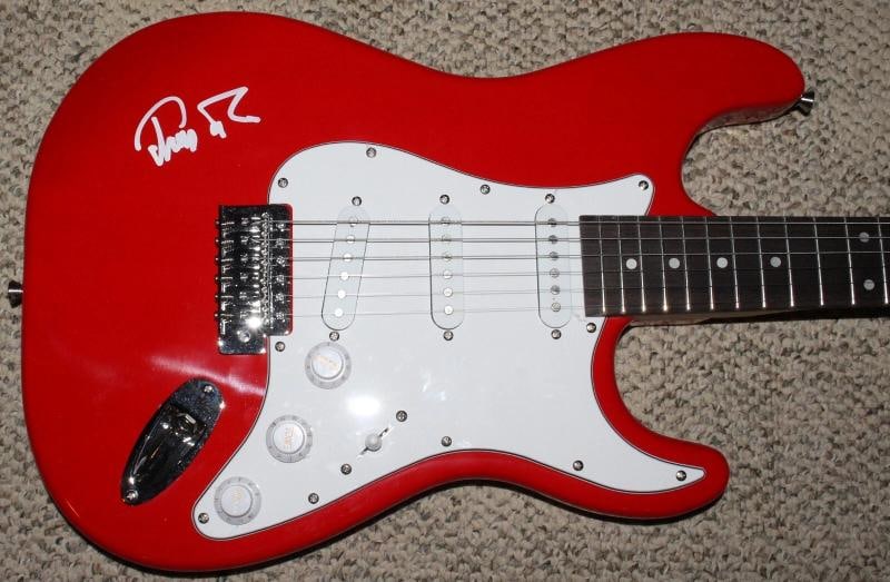 TREY ANASTASIO PHISH SIGNED RED F/S ELECTRIC GUITAR JAM BAND BECKETT BAS COA - 4