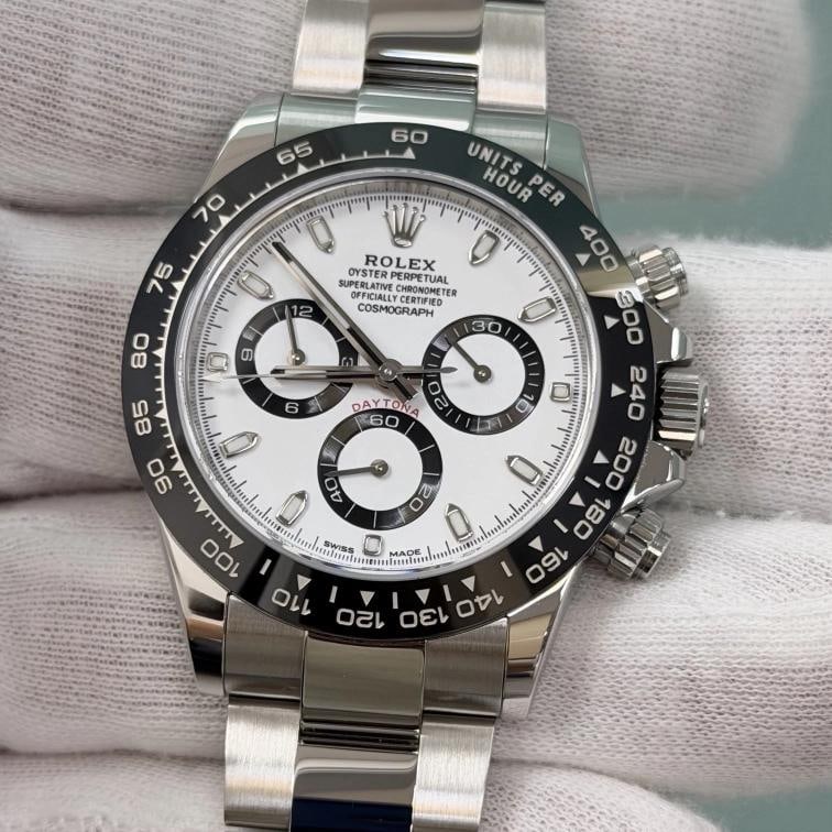 Rolex Daytona Panda 116500LN 40mm White Dial Ceramic Bezel Steel Box Paper - 3