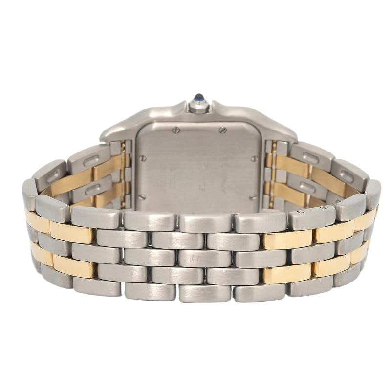 Cartier Panthere W25027B6 Bracelet Stainless Steel Off-White Roman Quartz 27mm - 5