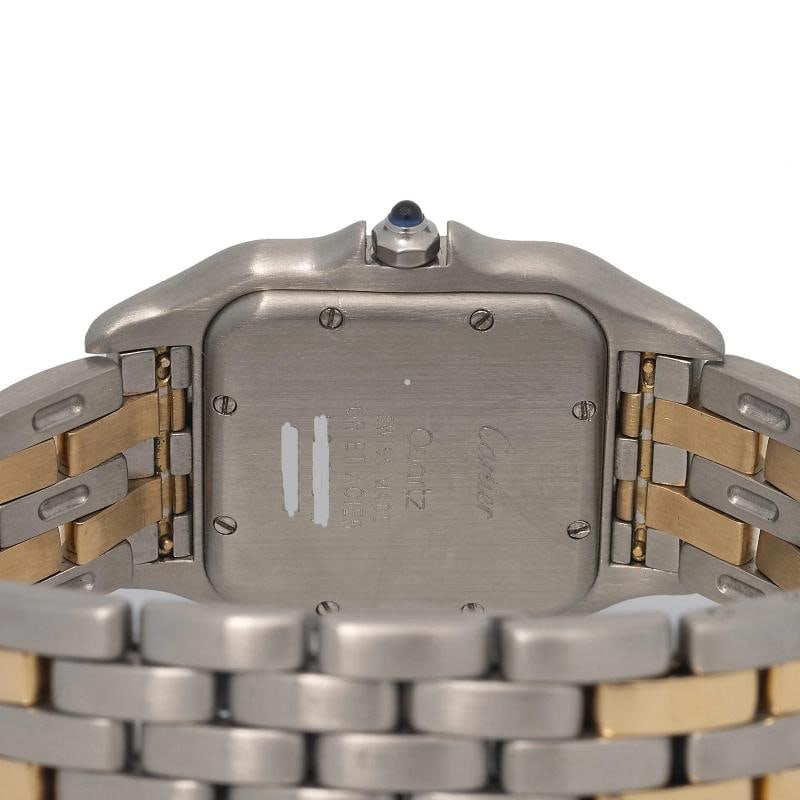 Cartier Panthere W25027B6 Bracelet Stainless Steel Off-White Roman Quartz 27mm - 6