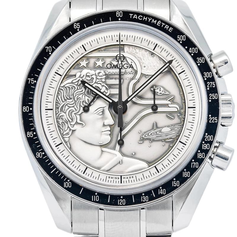 Omega Speedmaster Moonwatch 311.30.42.30.99.002 2015 Papers Steel Silver 42mm: Case Size 42mm Wrist Fit 7.25 inches Box No Papers Yes Condition Ã¢â‚¬â€ Good Full Specifications SKU Omega#424 Brand Omega Model Speedmaster Professional