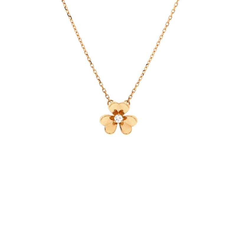 Van Cleef & Arpels Frivole Pendant Necklace 18K Yellow Gold and Diamond Mini: Condition: Pre-owned - Good,Brand: Van Cleef & Arpels,Main Stone: Diamond,Metal: 18K Yellow Gold,Metal Purity: 18K,Style: Pendant,Type: Necklace,Color: Yellow Gold,Material: 18K Yellow Gold, Diamond