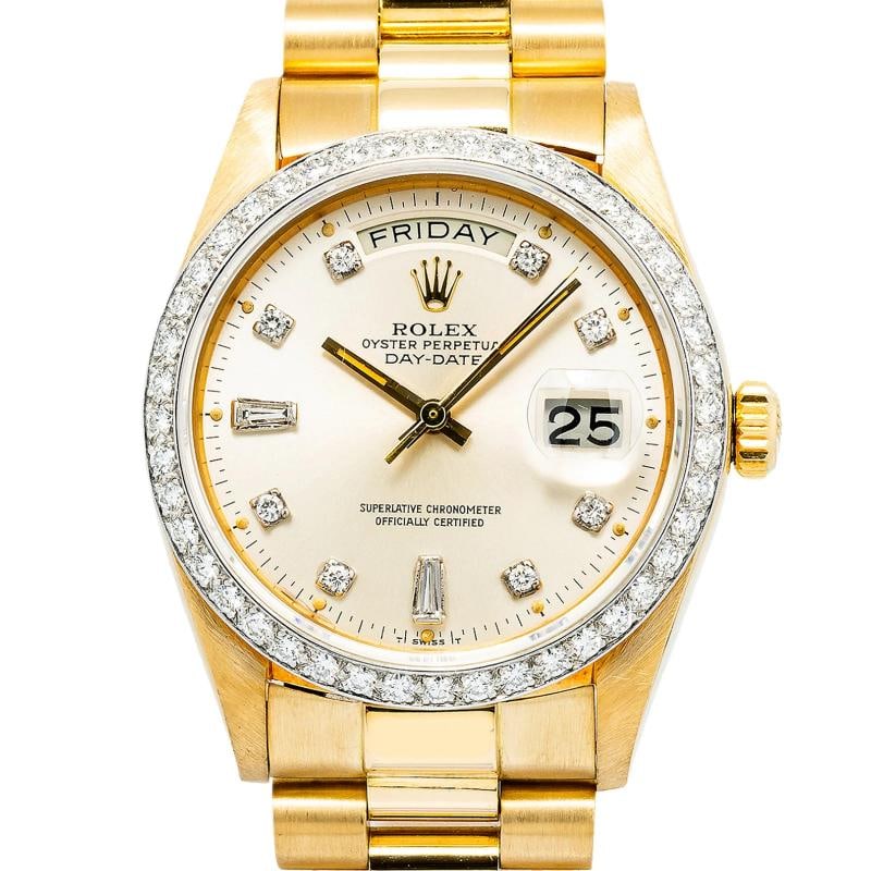 Rolex Day-Date 18038 President Yellow Gold Ivoey Index 36mm - 2