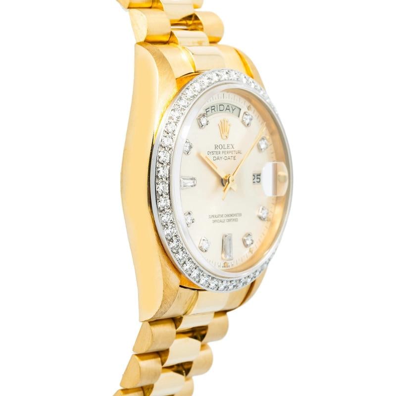 Rolex Day-Date 18038 President Yellow Gold Ivoey Index 36mm - 4