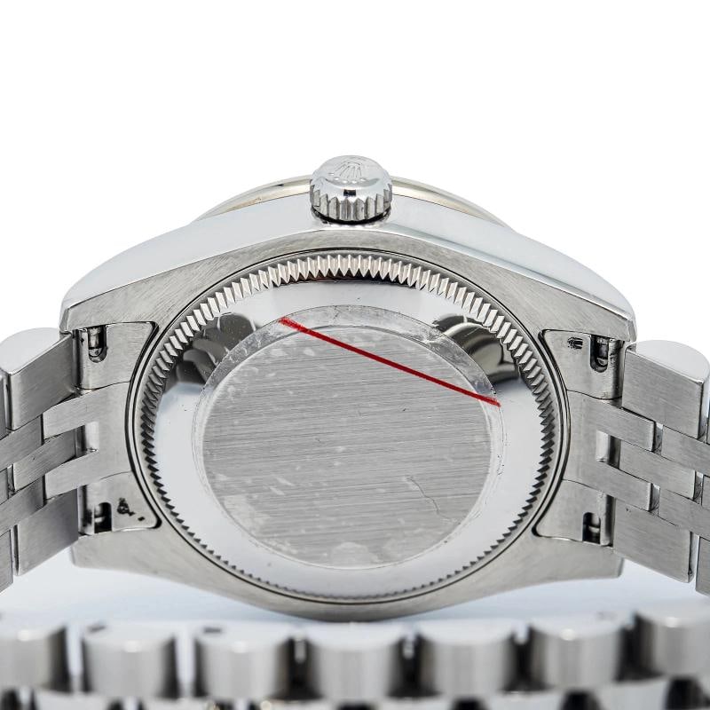 Rolex 178384 2012 Card Jubilee Stainless Steel Black Roman 31mm - 6