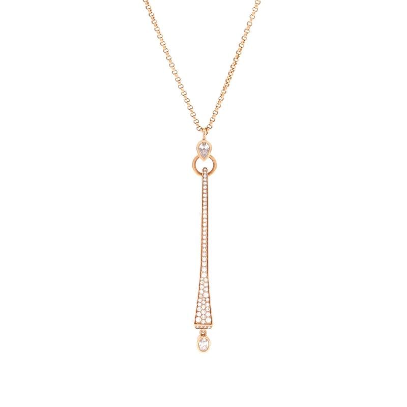 Hermes Clou De Forge Pendant Necklace 18K Rose Gold and Diamonds Large: Condition: Pre-owned - Good,Brand: Hermes,Main Stone: Diamond,Metal: 18K Rose Gold,Metal Purity: 18K,Style: Pendant,Type: Necklace,Color: Rose Gold,Material: 18K Rose Gold, Diamond Estimated Retail