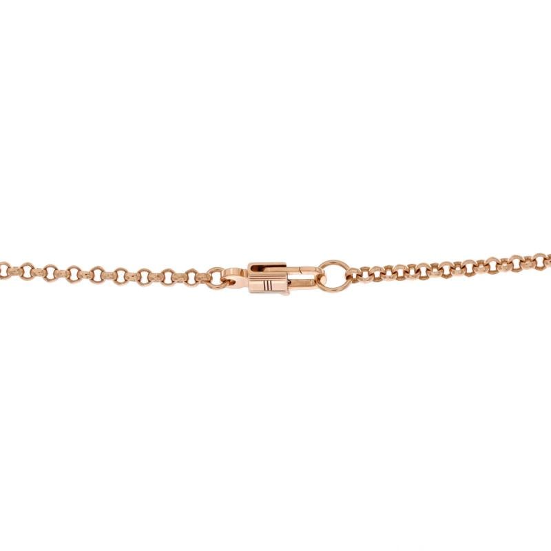 Hermes Clou De Forge Pendant Necklace 18K Rose Gold and Diamonds Large - 4