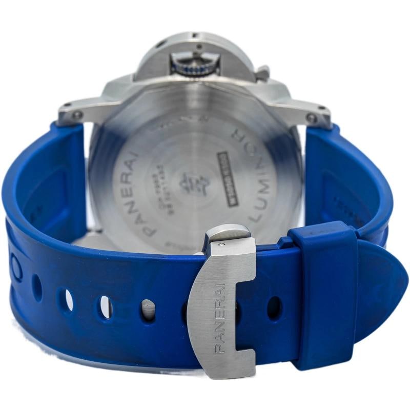 Panerai Luminor Marina PAM01312 1950 Papers Strap Steel Black Arabic 44mm - 5