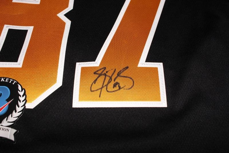 SIDNEY CROSBY SIGNED PITTSBURGH PENGUINS JERSEY XL BECKETT COA LOA STANLEY CUP - 5