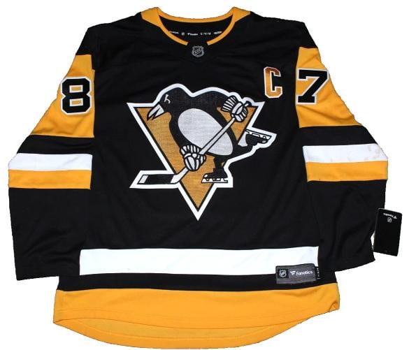 SIDNEY CROSBY SIGNED PITTSBURGH PENGUINS JERSEY XL BECKETT COA LOA STANLEY CUP - 7