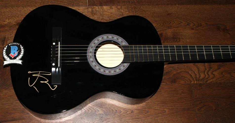 JELLY ROLL SIGNED BLACK F/S ACOUSTIC GUITAR BECKETT COA NEED A FAVOR AUTOGRAPH - 4