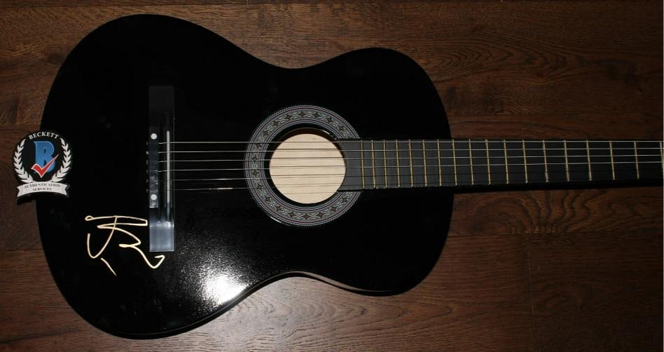 JELLY ROLL SIGNED BLACK F/S ACOUSTIC GUITAR BECKETT COA NEED A FAVOR AUTOGRAPH - 5