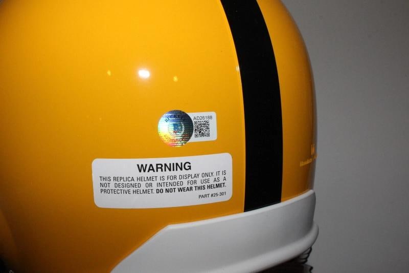 SNOOP DOGGY DOGG SIGNED PITTSBURGH STEELERS FULL-SIZE HELMET BECKETT COA F/S RAP - 6
