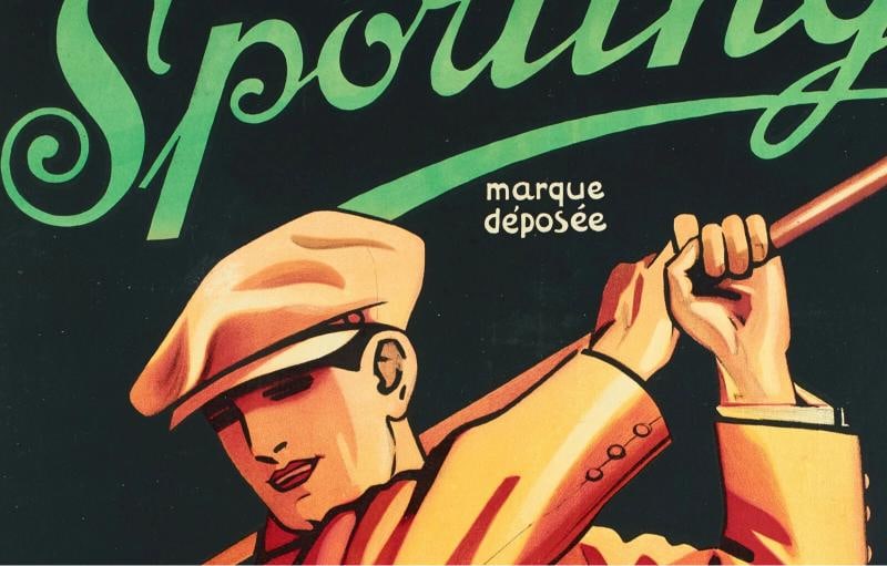 Original Poster - G. Dola - Sporting, Sportsmen Cap - Hat - Cricket - Golf -1930 - 5