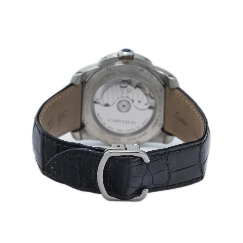 Cartier Calibre De WSCA0003 2017 Complete Bracelet Steel White Auto 38MM - 4