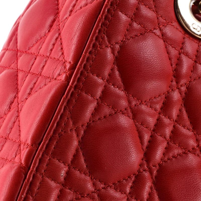 Christian Dior Lady Dior Bag Cannage Quilt Lambskin Medium - 6