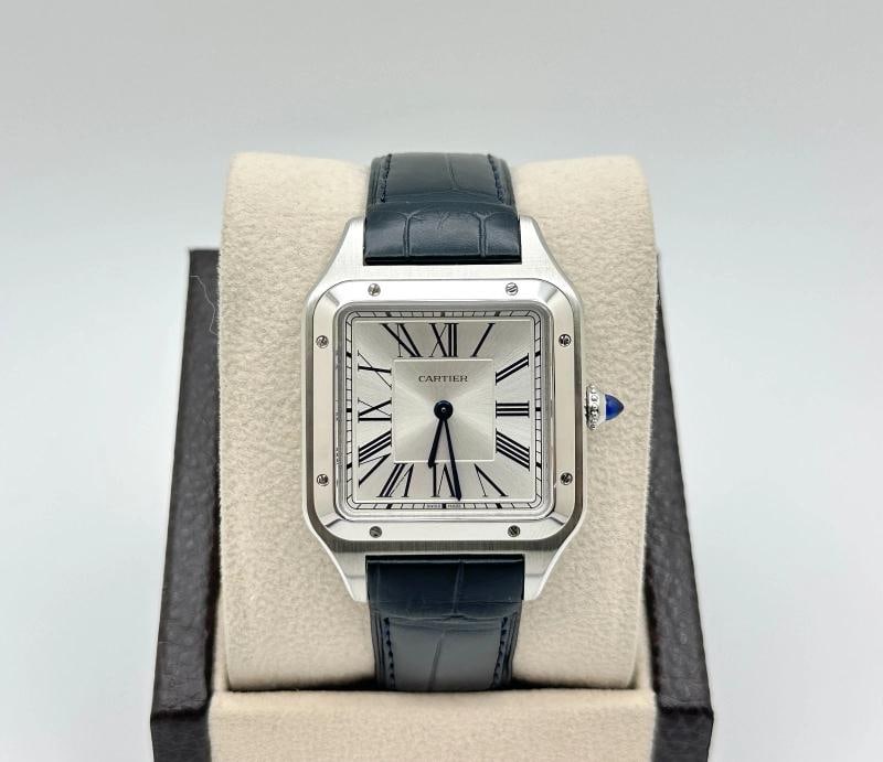 2025 Cartier Santos Dumont Large WSSA0085 4240 Stainless Steel Box Paper - 2