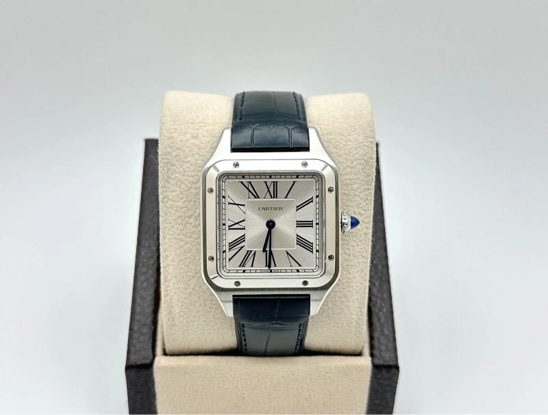 2025 Cartier Santos Dumont Large WSSA0085 4240 Stainless Steel Box Paper - 3