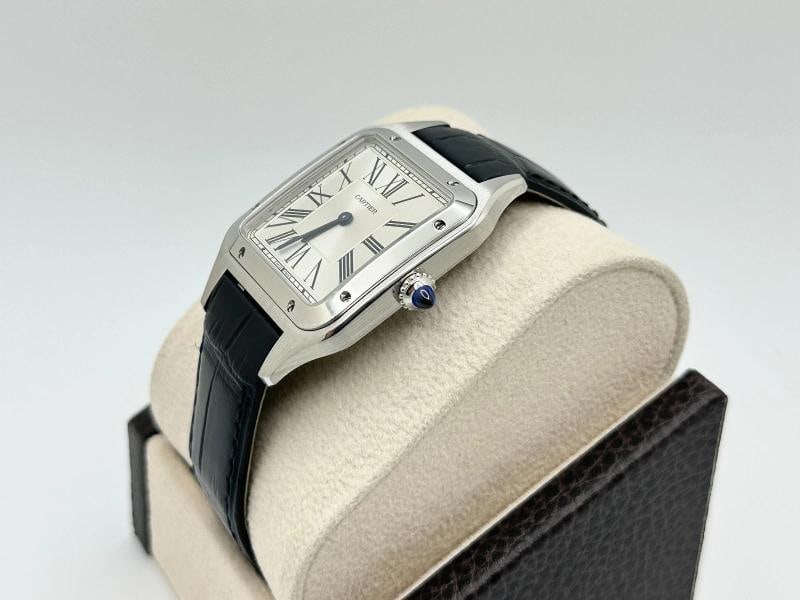 2025 Cartier Santos Dumont Large WSSA0085 4240 Stainless Steel Box Paper - 5