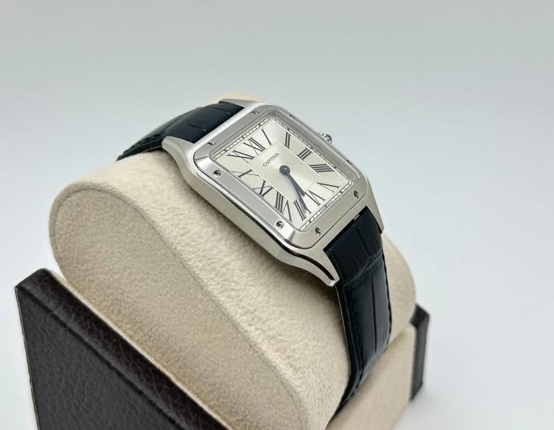 2025 Cartier Santos Dumont Large WSSA0085 4240 Stainless Steel Box Paper - 6