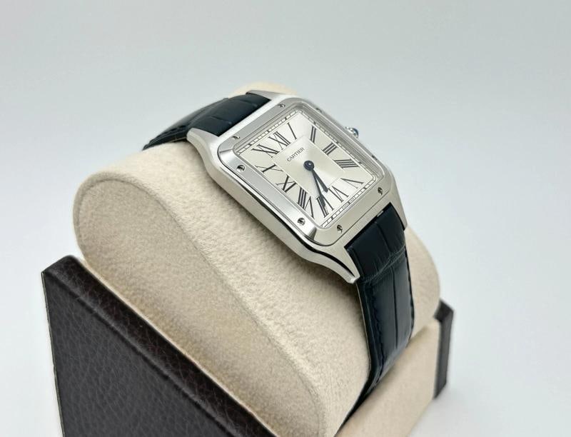 2025 Cartier Santos Dumont Large WSSA0085 4240 Stainless Steel Box Paper - 7