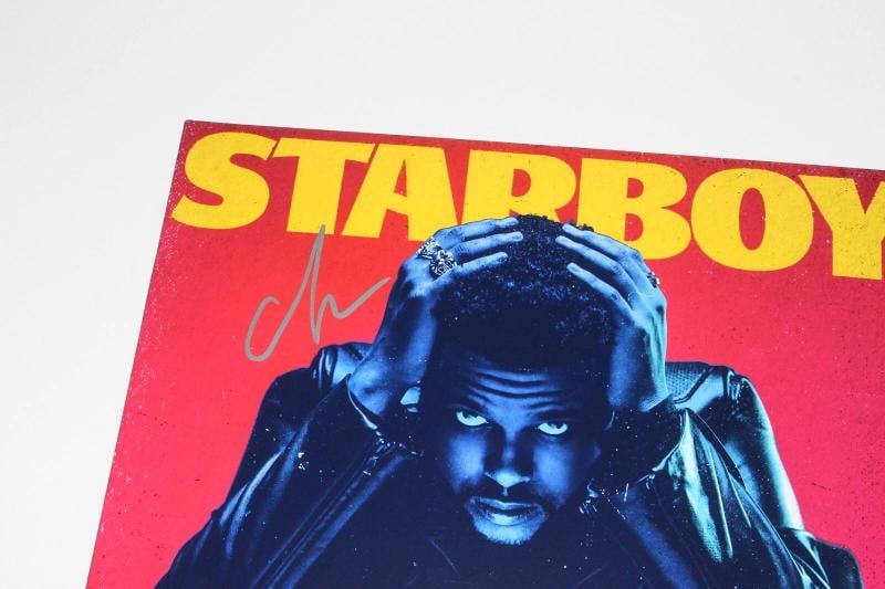 THE WEEKND SIGNED 'STARBOY' ALBUM VINYL RECORD ABEL TESFAYE BECKETT COA - 3