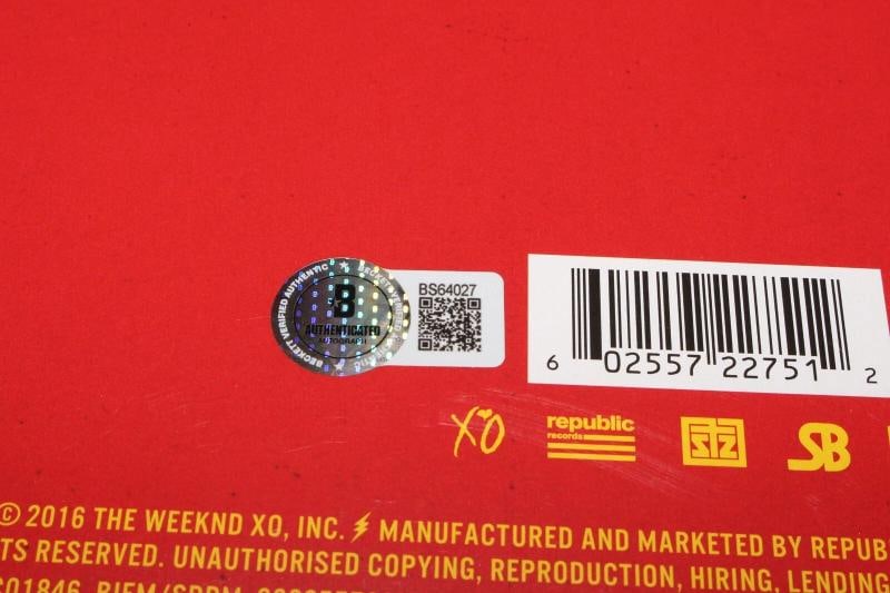 THE WEEKND SIGNED 'STARBOY' ALBUM VINYL RECORD ABEL TESFAYE BECKETT COA - 4