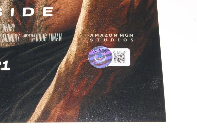 JAKE GYLLENHAAL CONOR MCGREGOR SIGNED ROAD HOUSE MOVIE POSTER BECKETT COA 2024 - 5