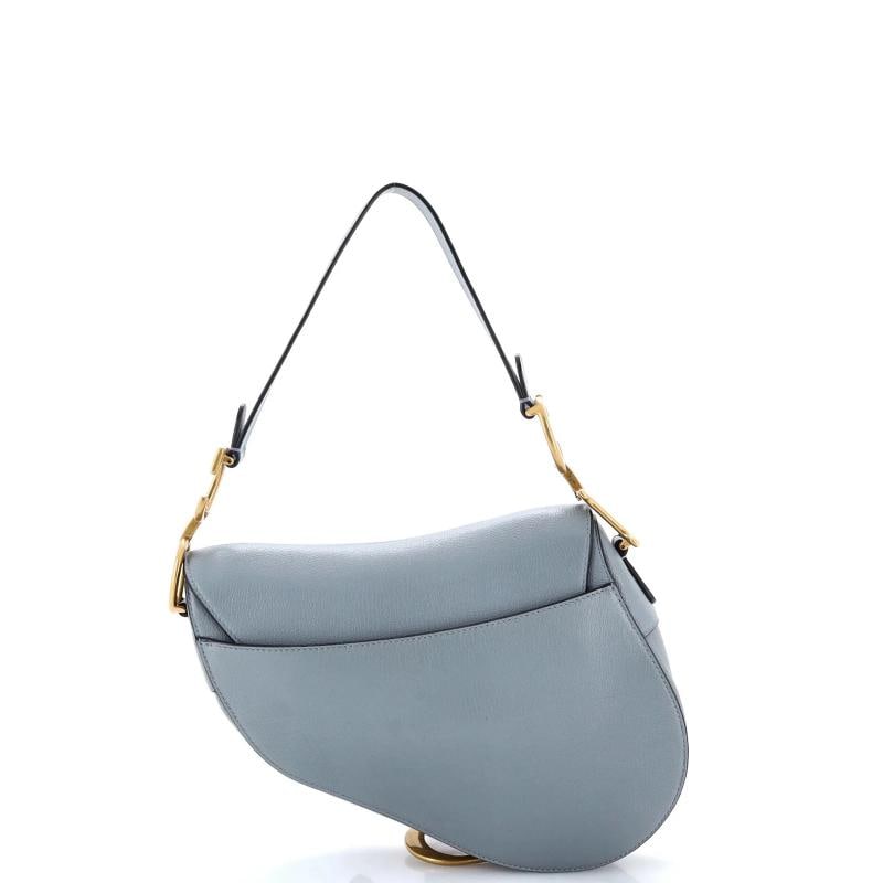 Christian Dior Saddle Handbag Leather Medium - 3