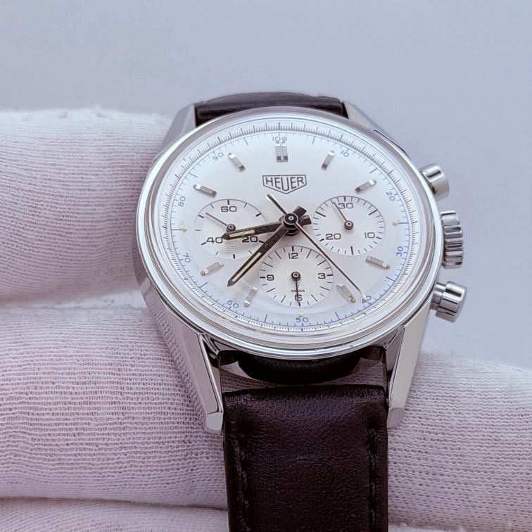 TAG Heuer Carrera 1964 Re-Edition CS3110.BC0726 36mm Silver Dial Steel Box Paper - 4