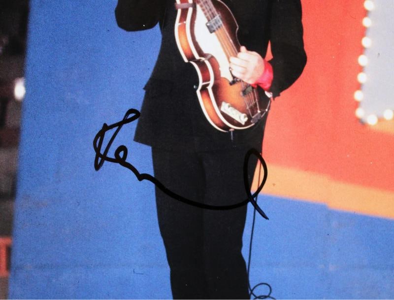 Paul McCartney The Beatles Authentic Signed 8x10.5 Vertical Photo JSA #ZZ71790 - 2