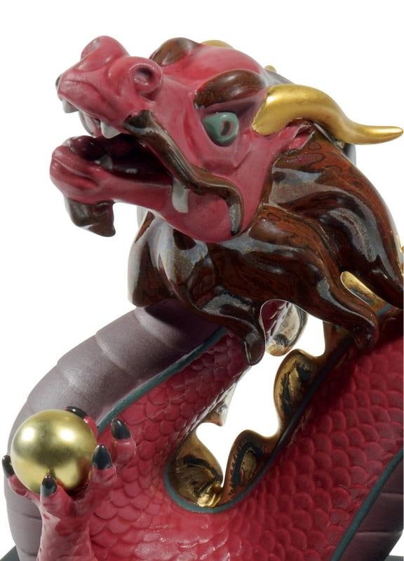 LLADRO LIMITED ED. THE DRAGON SCULPTURE #8613 BRAND NIB RARE ZODIAC - 2