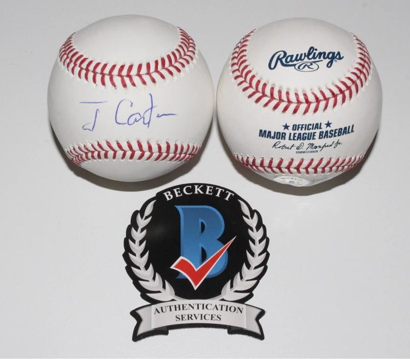 PRESIDENT JIMMY CARTER SIGNED AUTHENTIC OFFICIAL MLB BASEBALL BECKETT BAS COA - 2