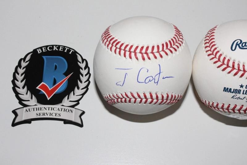 PRESIDENT JIMMY CARTER SIGNED AUTHENTIC OFFICIAL MLB BASEBALL BECKETT BAS COA - 3