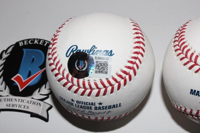PRESIDENT JIMMY CARTER SIGNED AUTHENTIC OFFICIAL MLB BASEBALL BECKETT BAS COA - 4