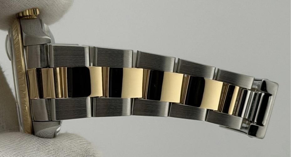 Rolex Date 15223 34mm Champagne Dial 18k Yellow Gold Steel Box Paper - 3