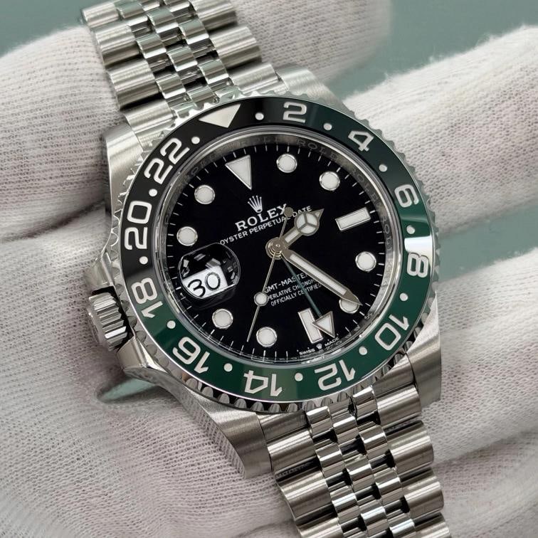 2026 Rolex GMT Master II Sprite Jubilee 126720VTNR 40mm Green Black Bezel Steel - 3