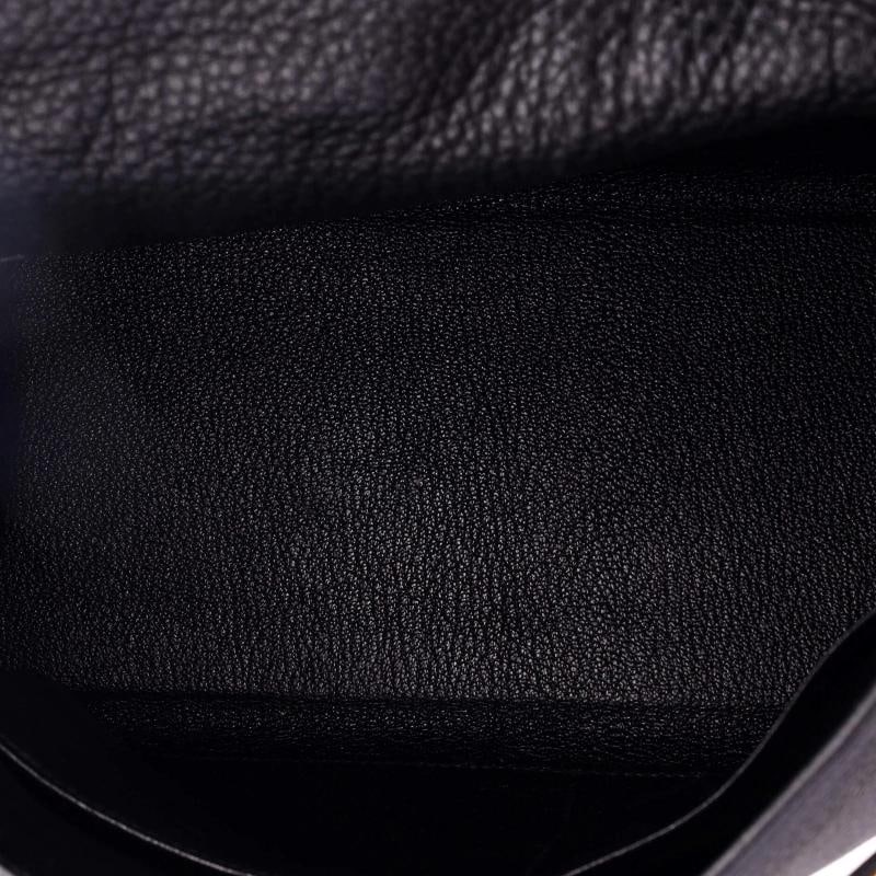 Hermes Kelly Handbag Black Togo with Gold Hardware 32 - 6