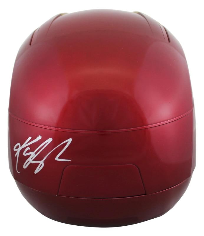 The Avengers (5) Lee, Jackson, Rudd +2 Signed Iron Man F/S Helmet BAS #AE64811 - 5
