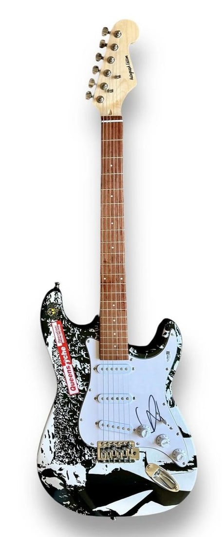 Geoff Tate Signed Guitar Custom JSA COA Queensryche Operation Mindcrime - 2