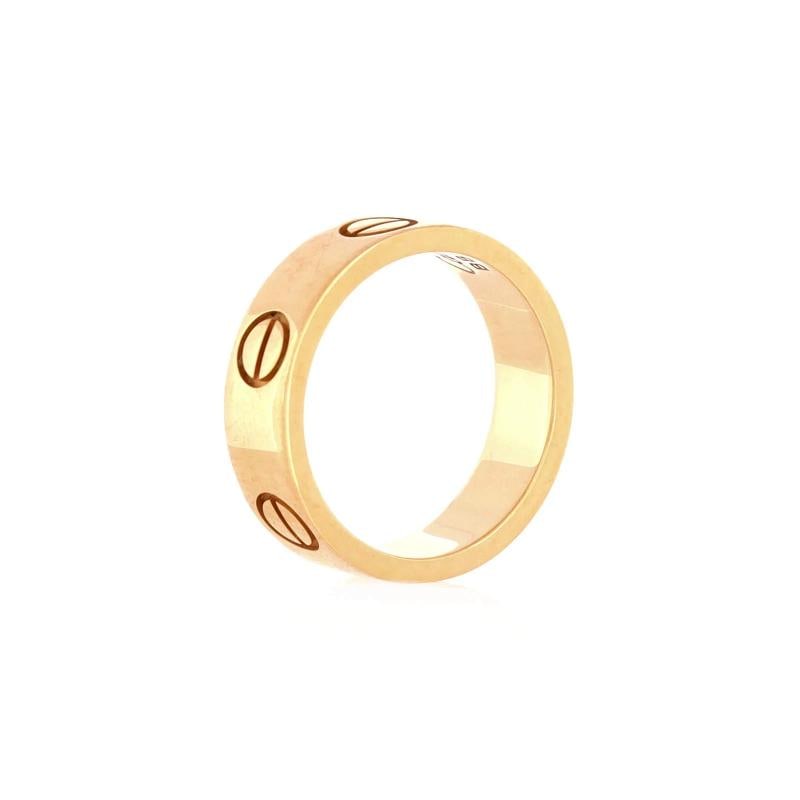 Cartier Love Band Ring 18K Yellow Gold - 3