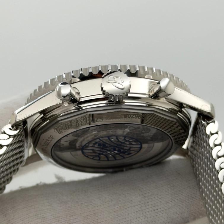 Breitling Navitimer B01 Pan Am Blue Dial AB0121 43mm Stainless Steel Box Paper - 8
