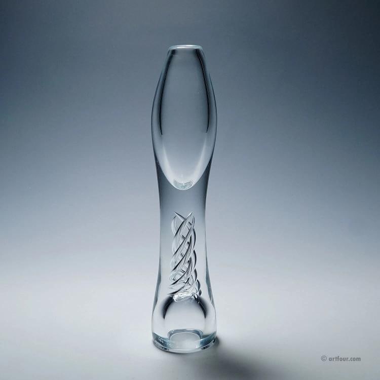 Vintage Art Glass Vase 'Twist' by Kari Alakoski for Iittala - 2