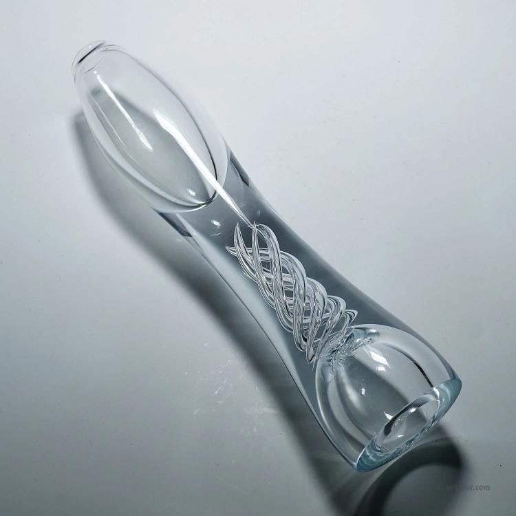 Vintage Art Glass Vase 'Twist' by Kari Alakoski for Iittala - 7