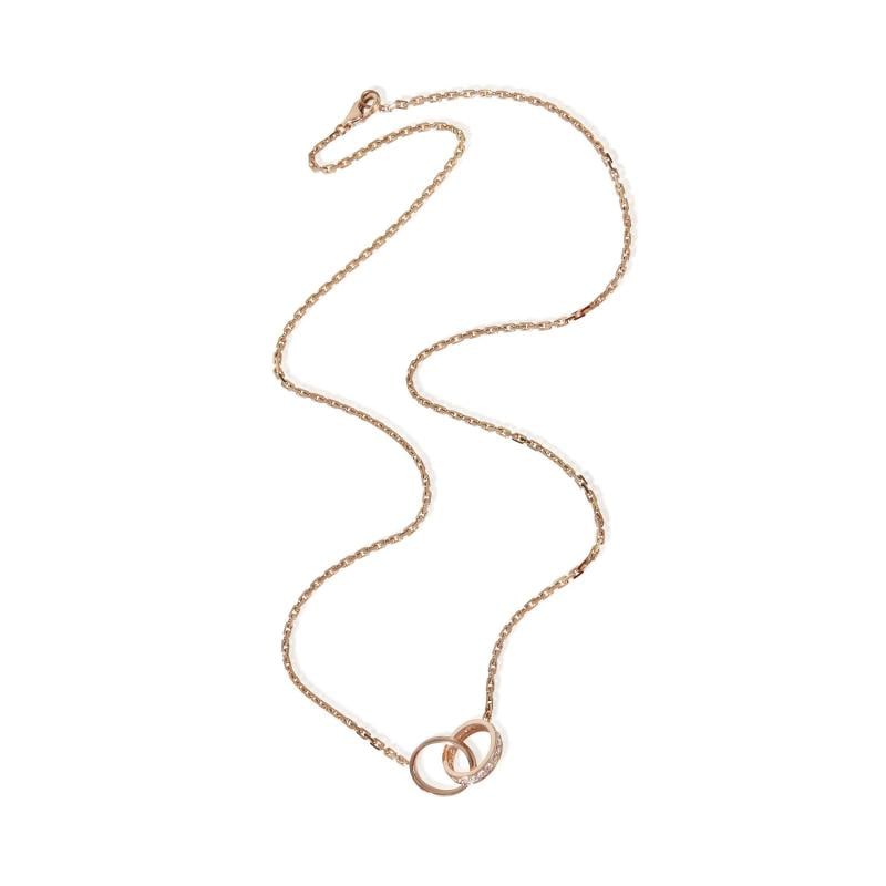 Cartier Rose Gold Diamond Love Necklace - 2