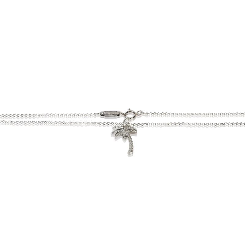 Tiffany & Co. Platinum Diamond Palm Tree Pendant - 2