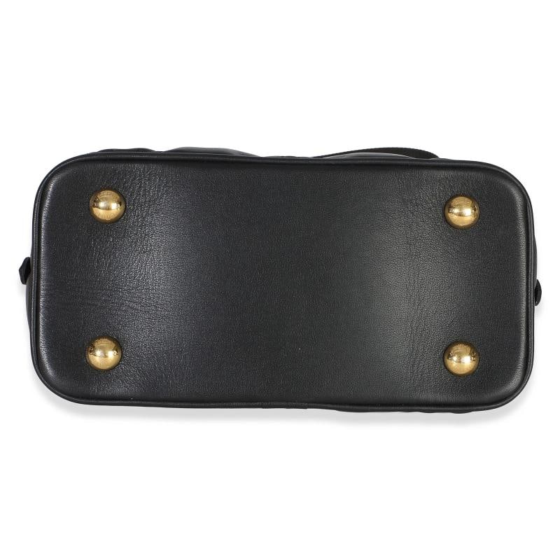 Louis Vuitton Black Bubblegram Calfskin Alma BB - 8