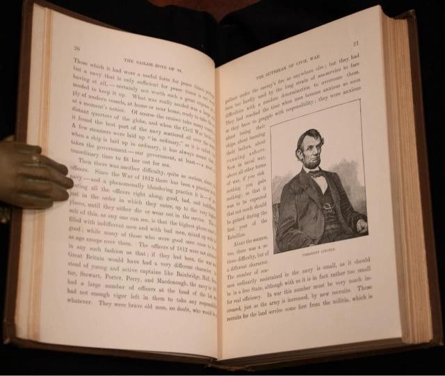 James Russell Soley / 1888 The Sailor Boys of '61 Civil War Fine Binding 1st ed - 10