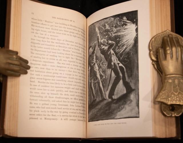 James Russell Soley / 1888 The Sailor Boys of '61 Civil War Fine Binding 1st ed - 11