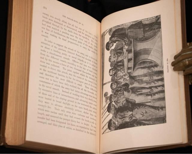 James Russell Soley / 1888 The Sailor Boys of '61 Civil War Fine Binding 1st ed - 15
